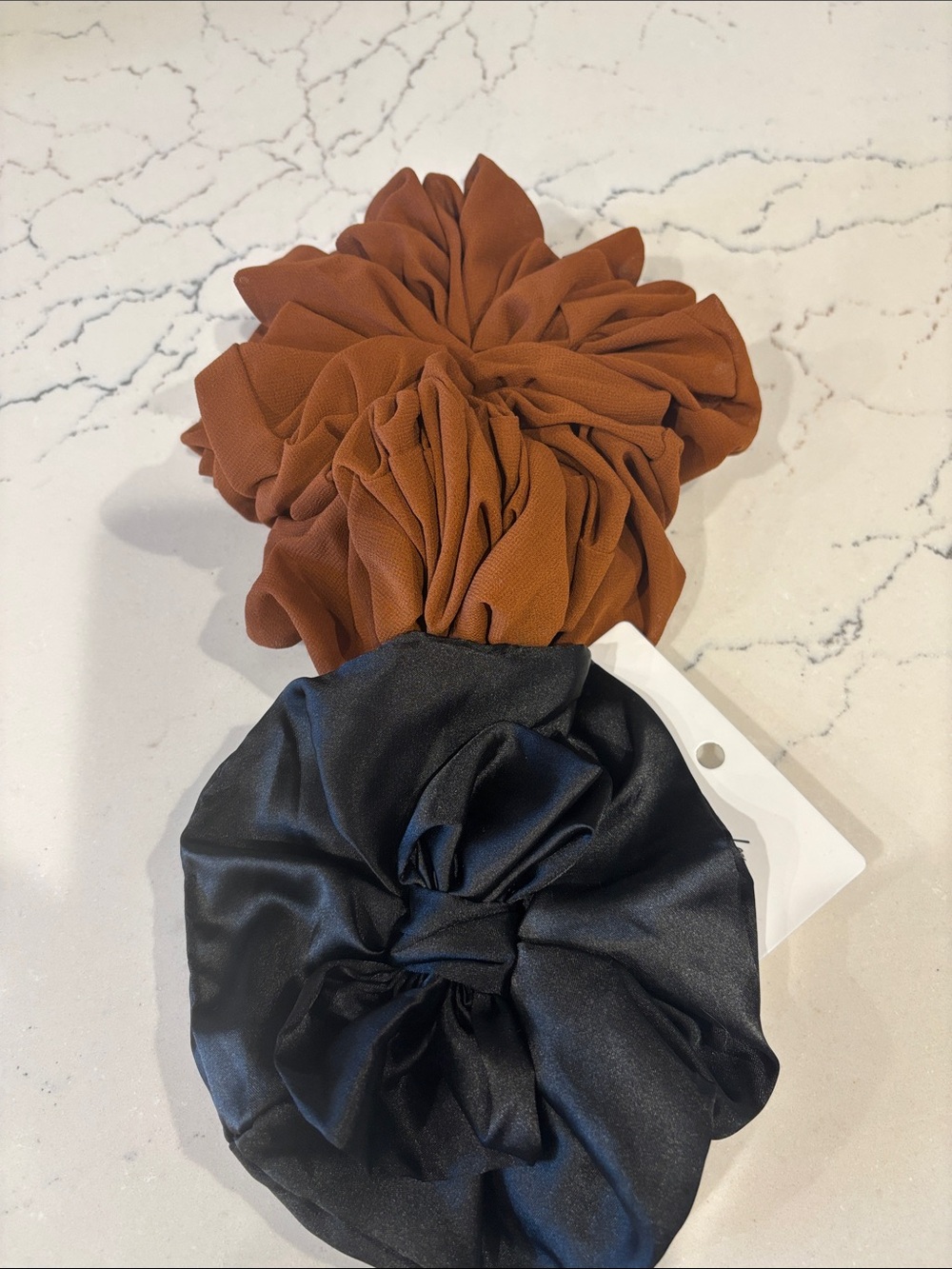 Free People Black OR Brown Scrunchie - Choose One NWT